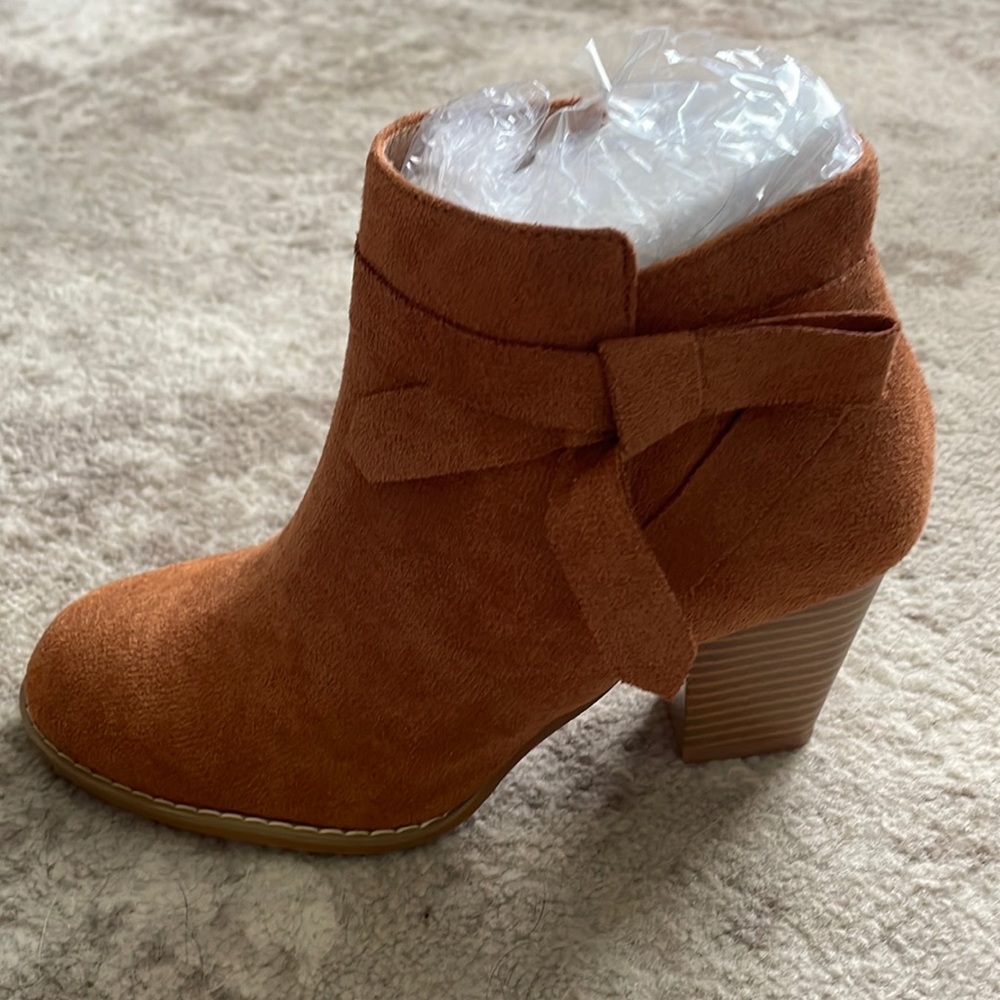 Brown booties